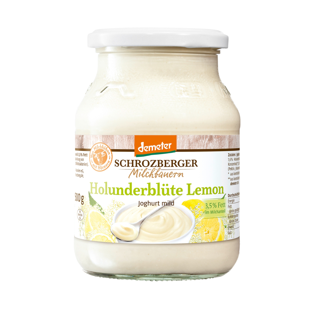 Demeter. Joghurt mild Holunderblüte/Lemon