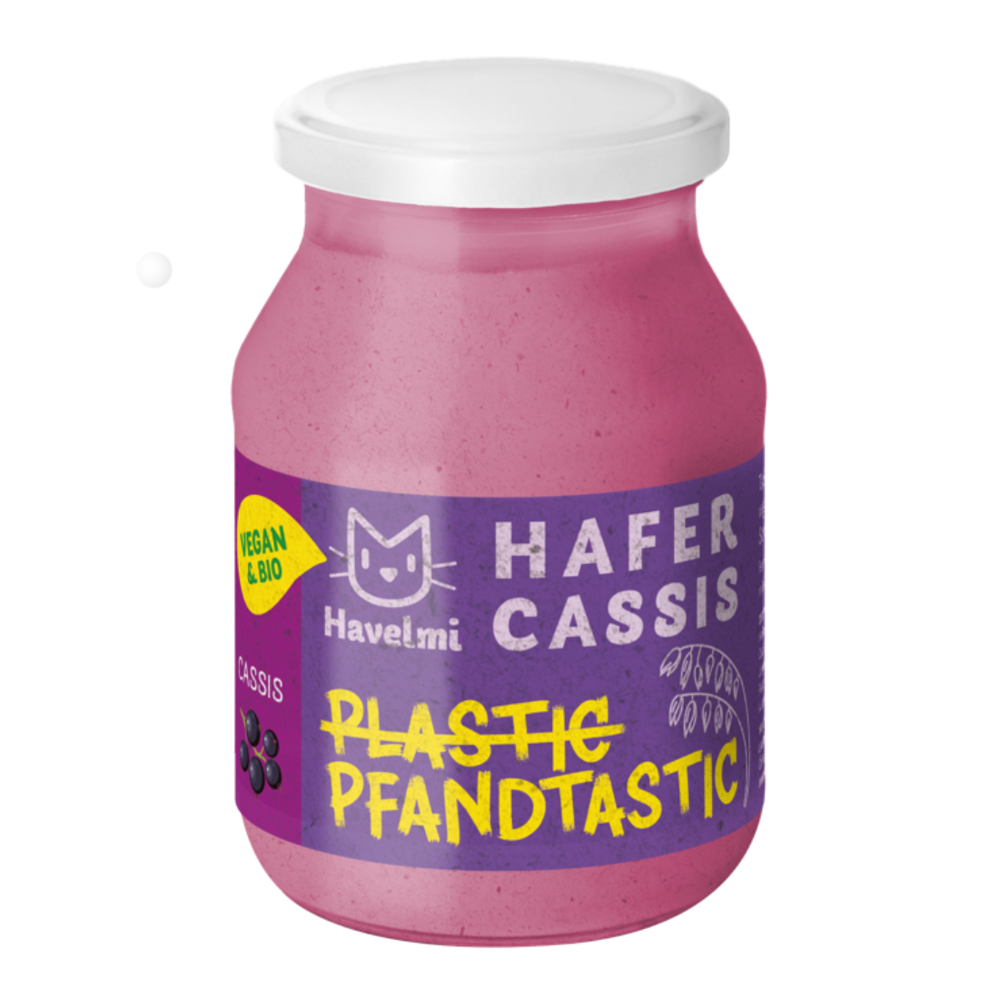 Havelmi Bio-Joghurt-Alternative Hafer Cassis